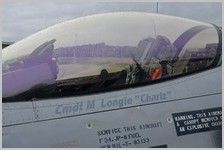 Vue du cockpit du F-16 de Charlz