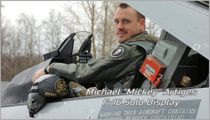 "Mickey" Artiges - F-16 Solo Display