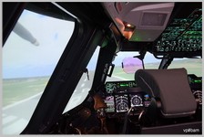 cockpit du Full Flight Simulator A400M