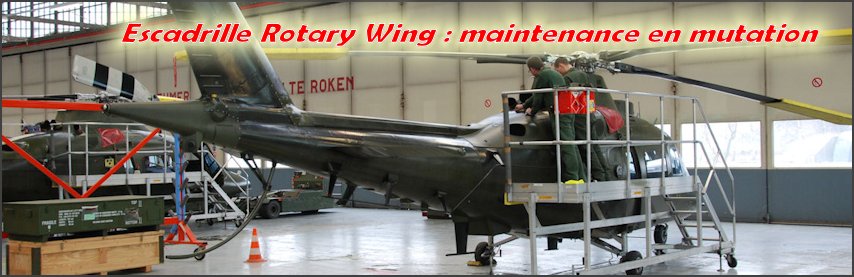 Escadrille Rotary Wing : maintenance en mutation