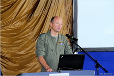le général-major aviateur Vansina, commandant de la Composante Air