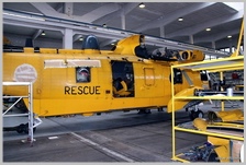 Sea King HAR.3A -  ZH542 dans le hangar de maintenance