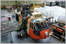 Le Sea King Mk48 RS04 en maintenance