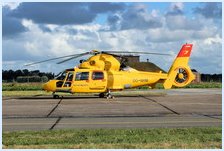 Eurocopter AS-365N-3 Dauphin 2 de NHV Noordzee Helikopters Vlaanderen d'Ostende