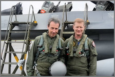 Le MoD et le colonel aviateur Philippe Goffin, 